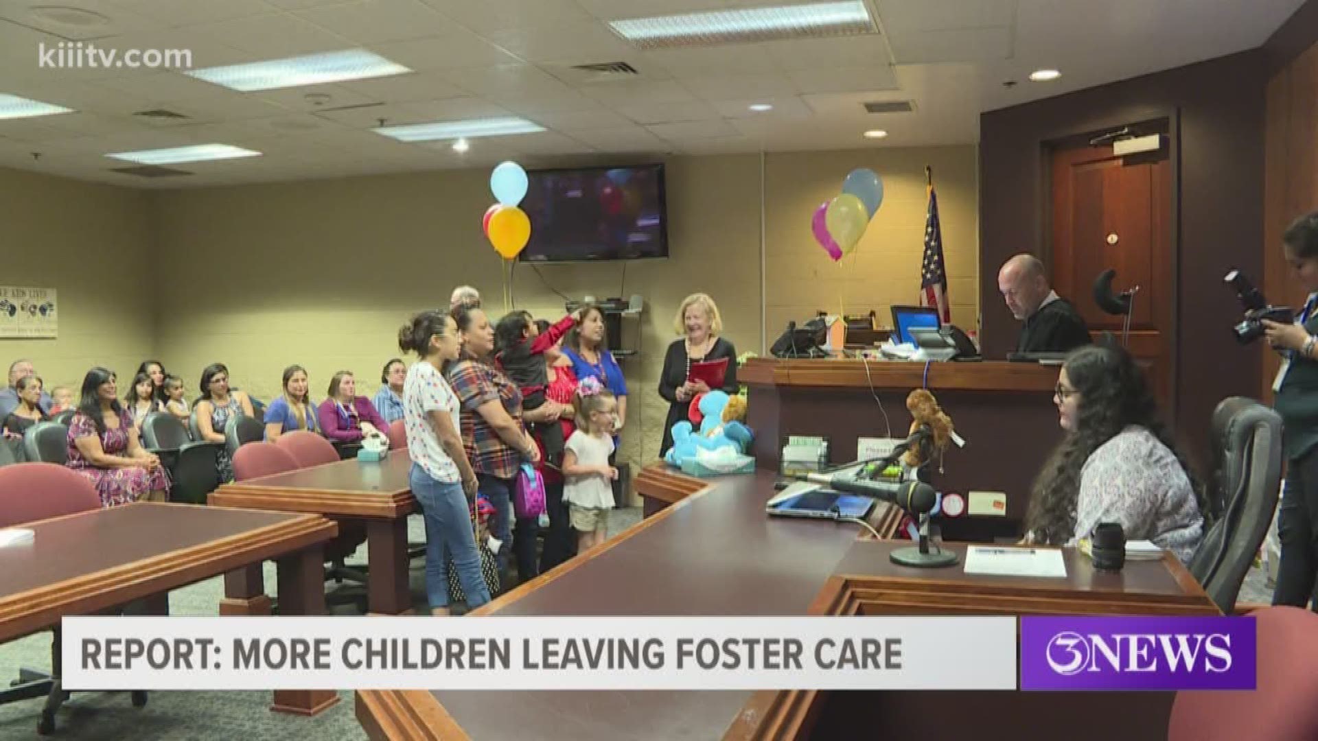 New numbers from Child Protective Services are showing that in Texas, for the first time, more children are leaving the foster care system than entering it.