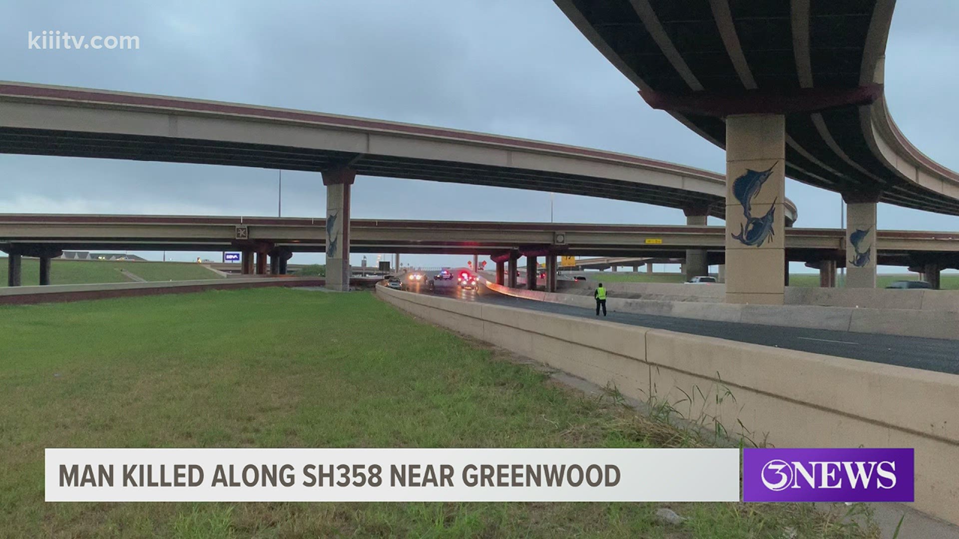 The accident happened on westbound SPID near the Greenwood exit.
