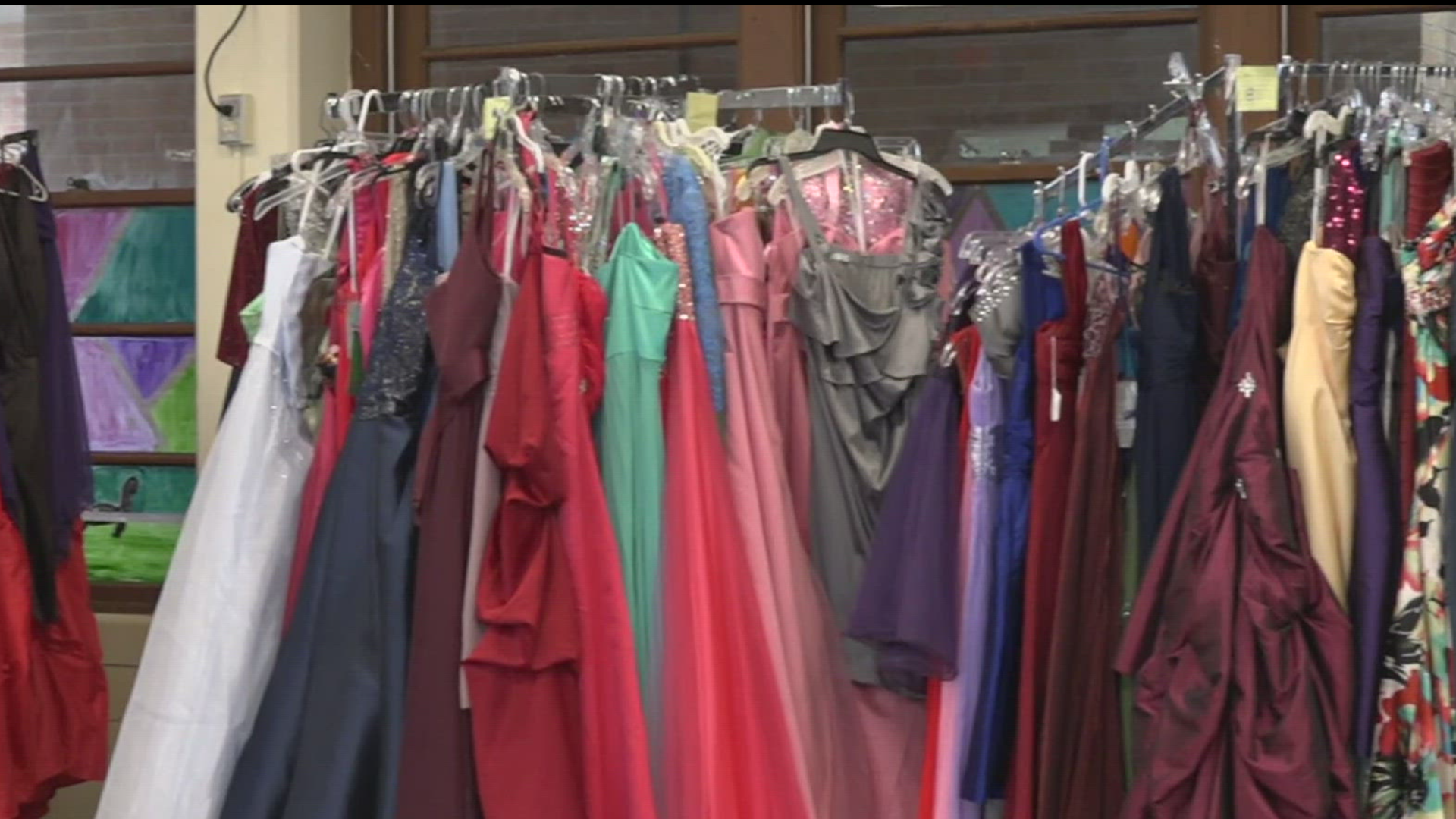 Caring Corner was stocked with dresses, tuxedos, ties, jewelry, shoes, and so much more for students searching for the perfect outfit for prom.