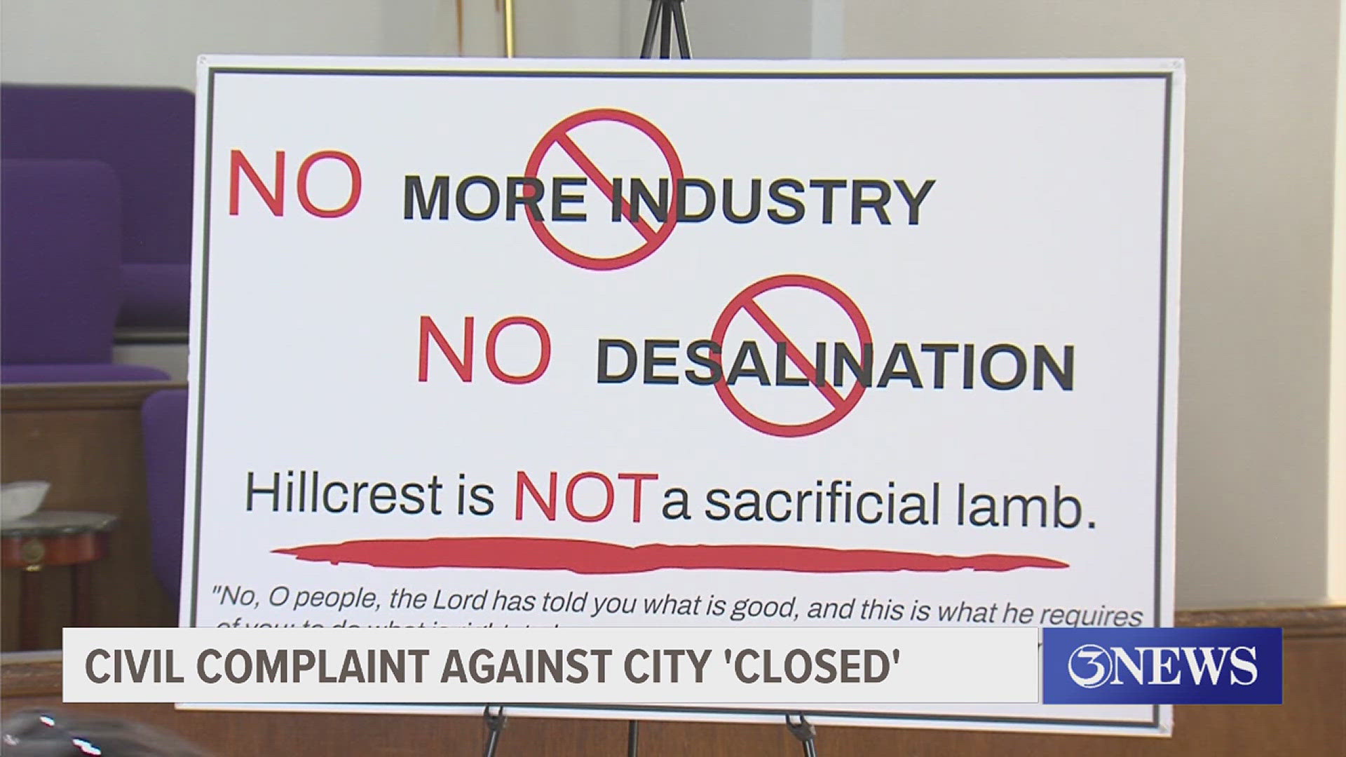 The original complaint was filed two years ago by a group of Hillcrest residents.