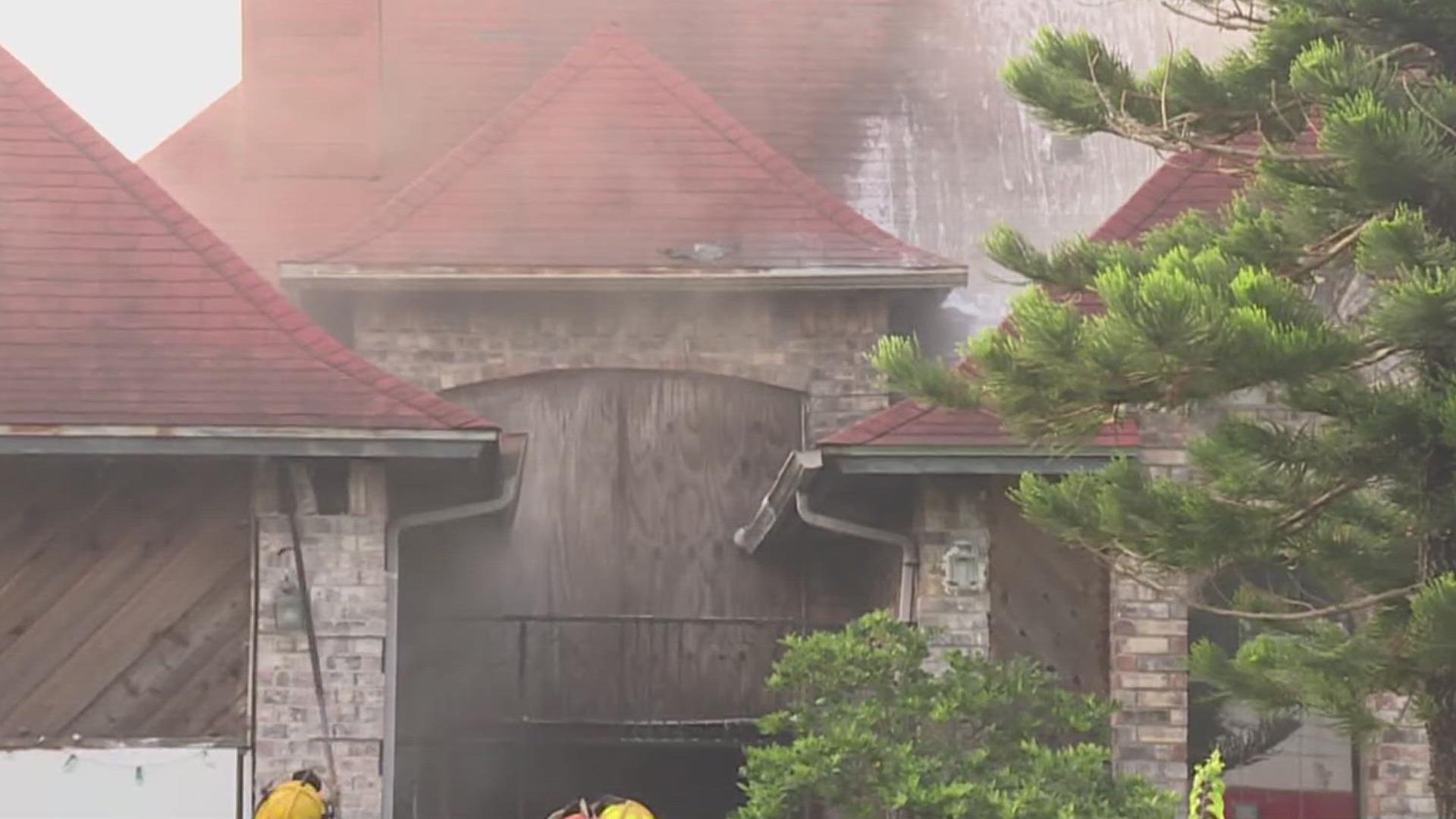 Early Sunday morning, a family home caught on fire in Flour Bluff.
It caused significant damage but fortunately there were no injuries.