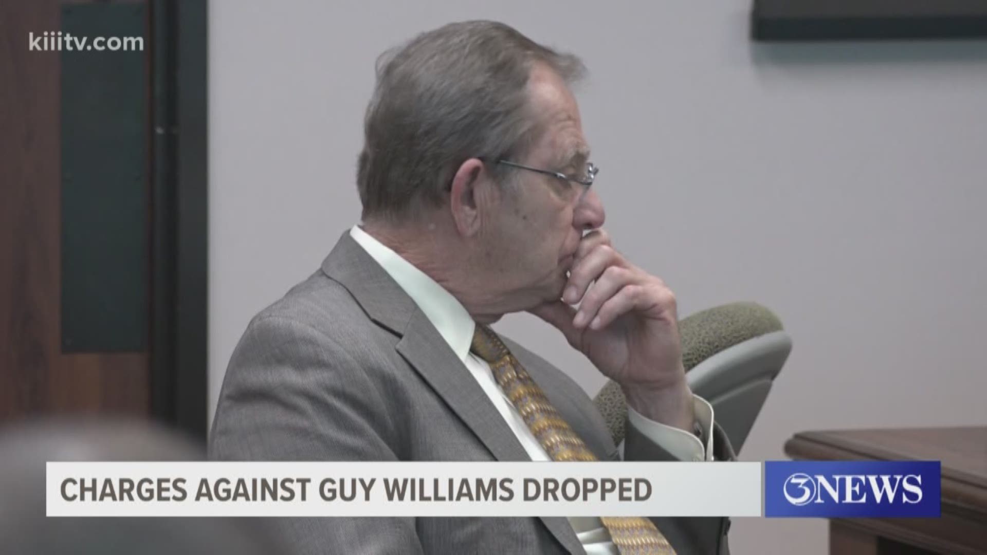 Resisting arrest charges against embattled former District Judge Guy Williams have been dropped.