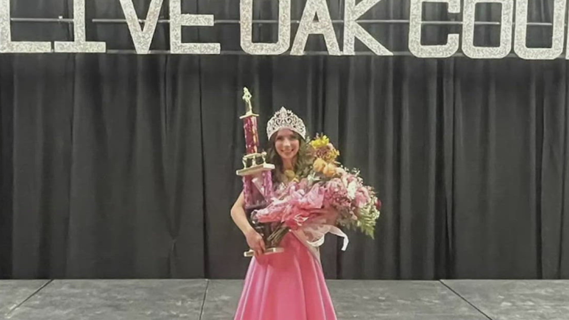 Michelle Lindholm was crowned the winner in this year's event.