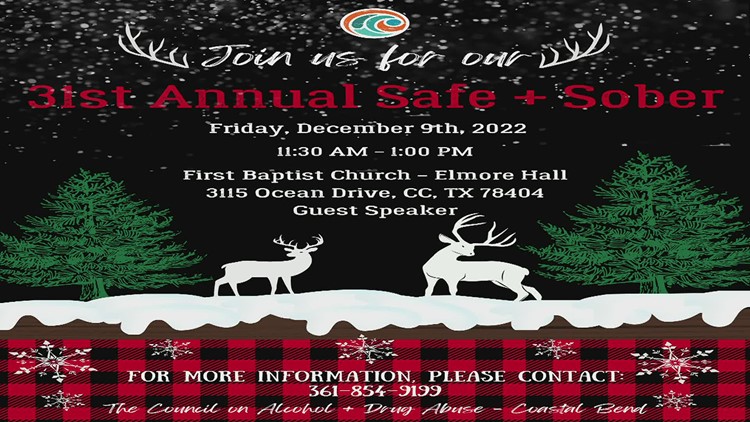 31st Annual Safe + Sober to raise awareness of holiday drunk driving
