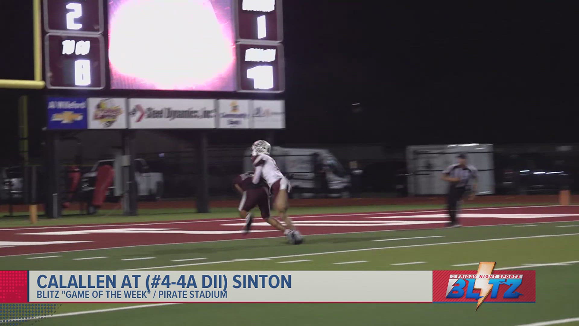 Sinton tops Calallen in the Game of the Week; Flour Bluff waxes Weslaco East; Alice edges Tuloso-Midway; Orange Grove wins district game over West Oso