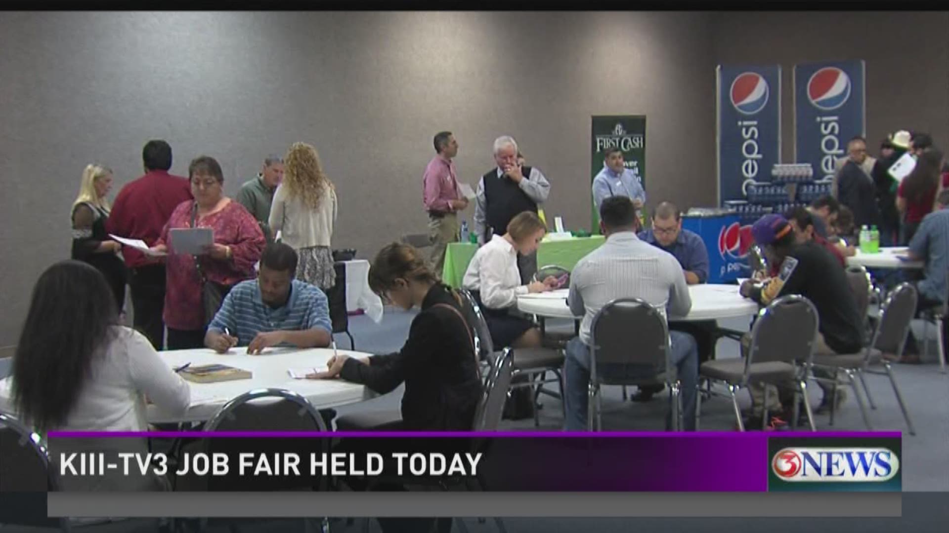 Many of your neighbors who are looking for work made a stop Tuesday at the Kiii-TV quarterly job fair.