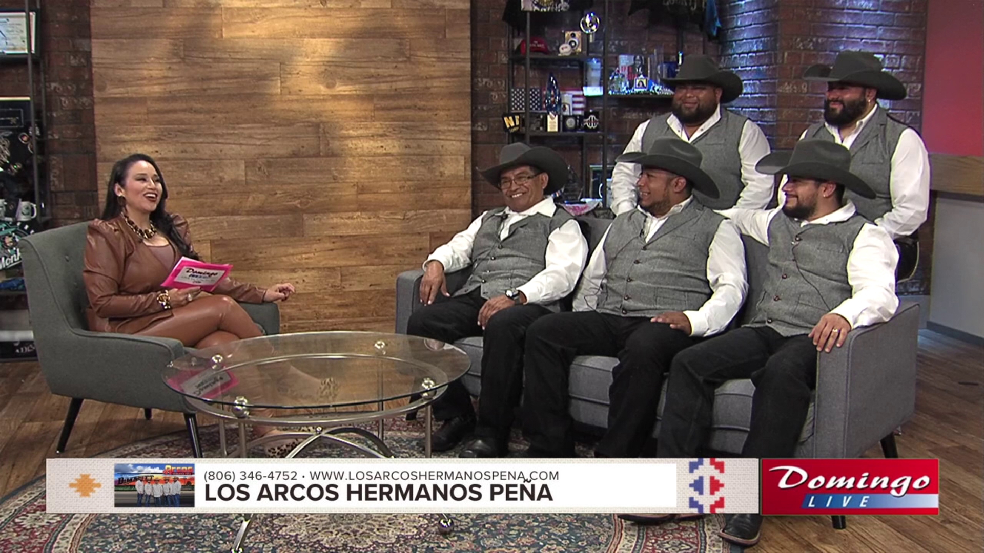 Los Arcos Hermanos Peña joined us on Domingo Live to share their upcoming tour dates, as well as discuss their latest single "Buena Suerte Corazón."