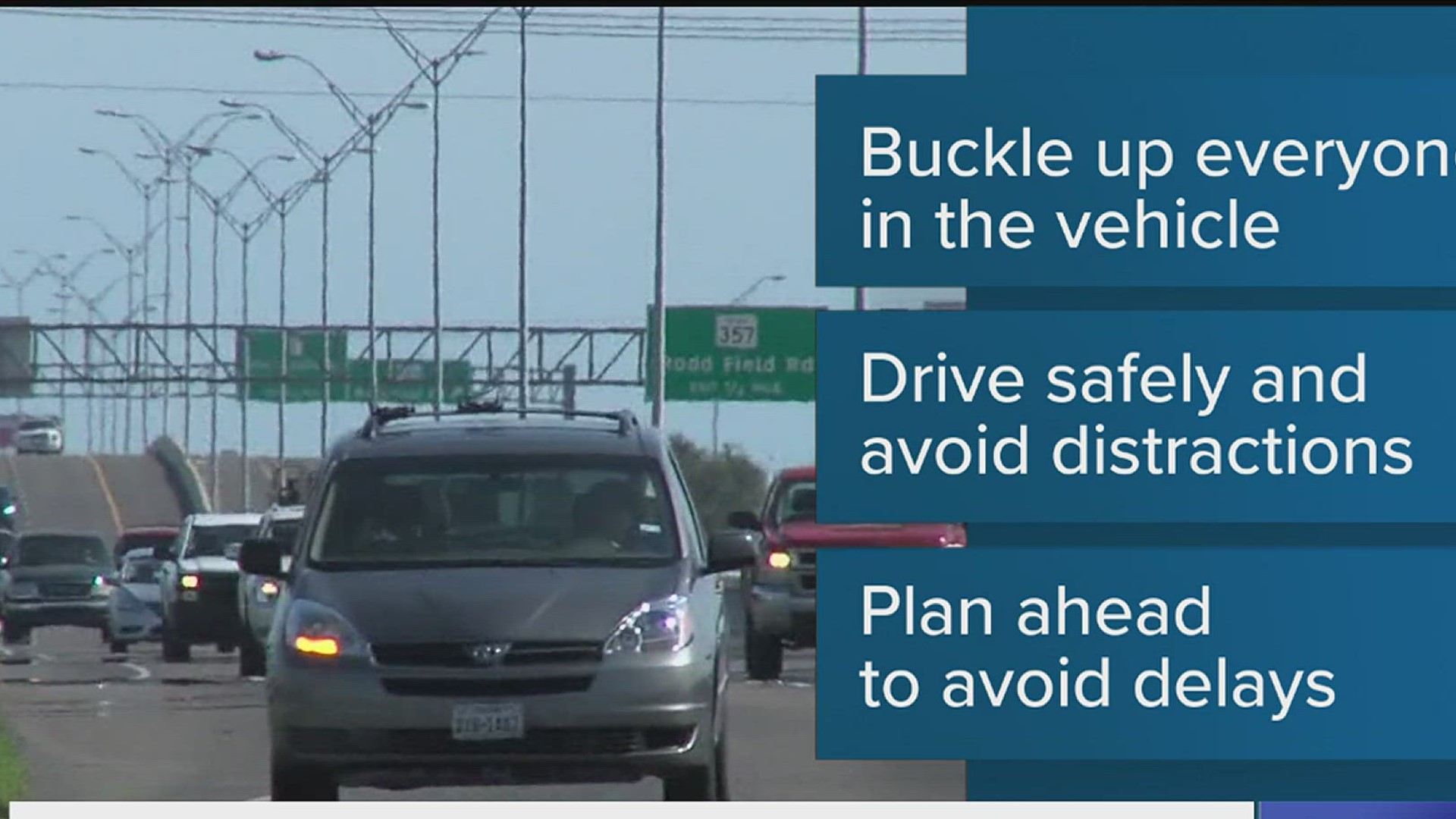 With more drivers on the road this holiday weekend, the city wants to make sure that drivers are using plenty of caution.