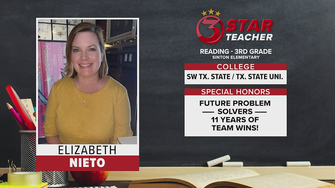 3Star Teacher: Elizabeth Nieto