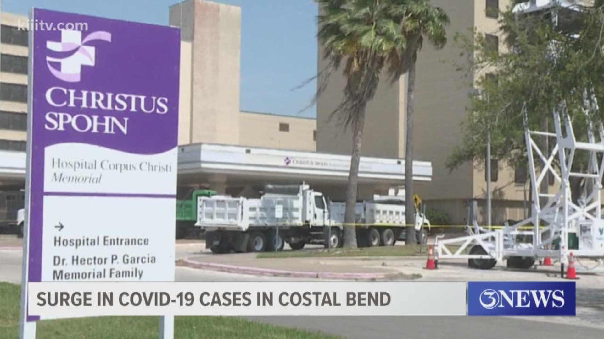 Hospitals in the Coastal Bend may need to prepare for a surge in patients.