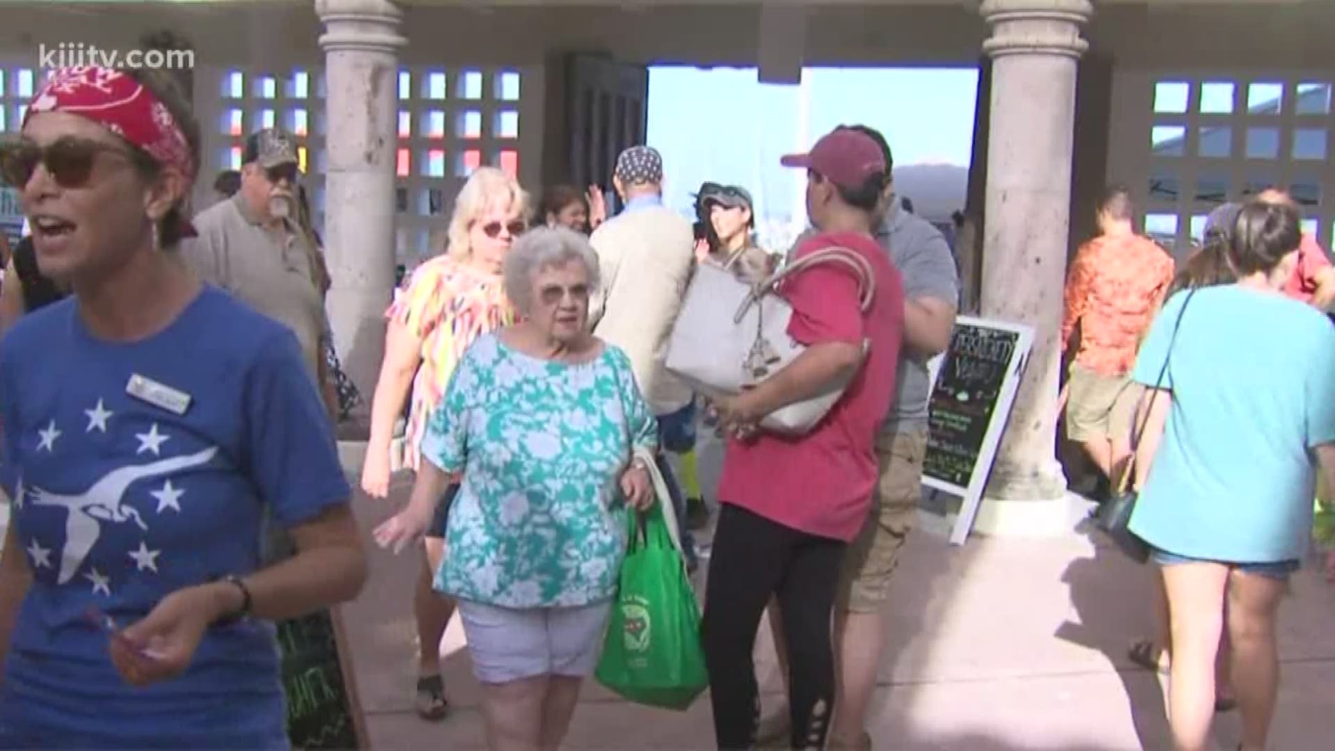 The downtown farmers market teamed up with the Corpus Christi Yacht Club to offer one of their biggest markets ever.