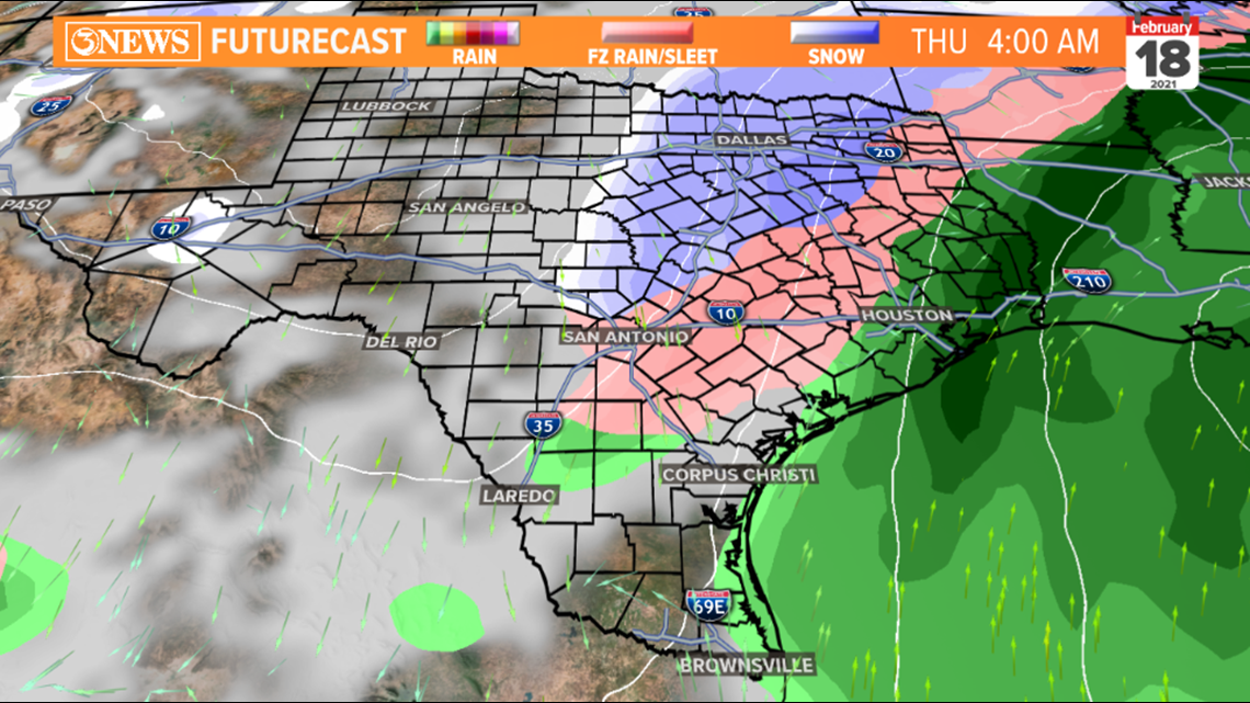 What to do to prepare for snow in Corpus Christi