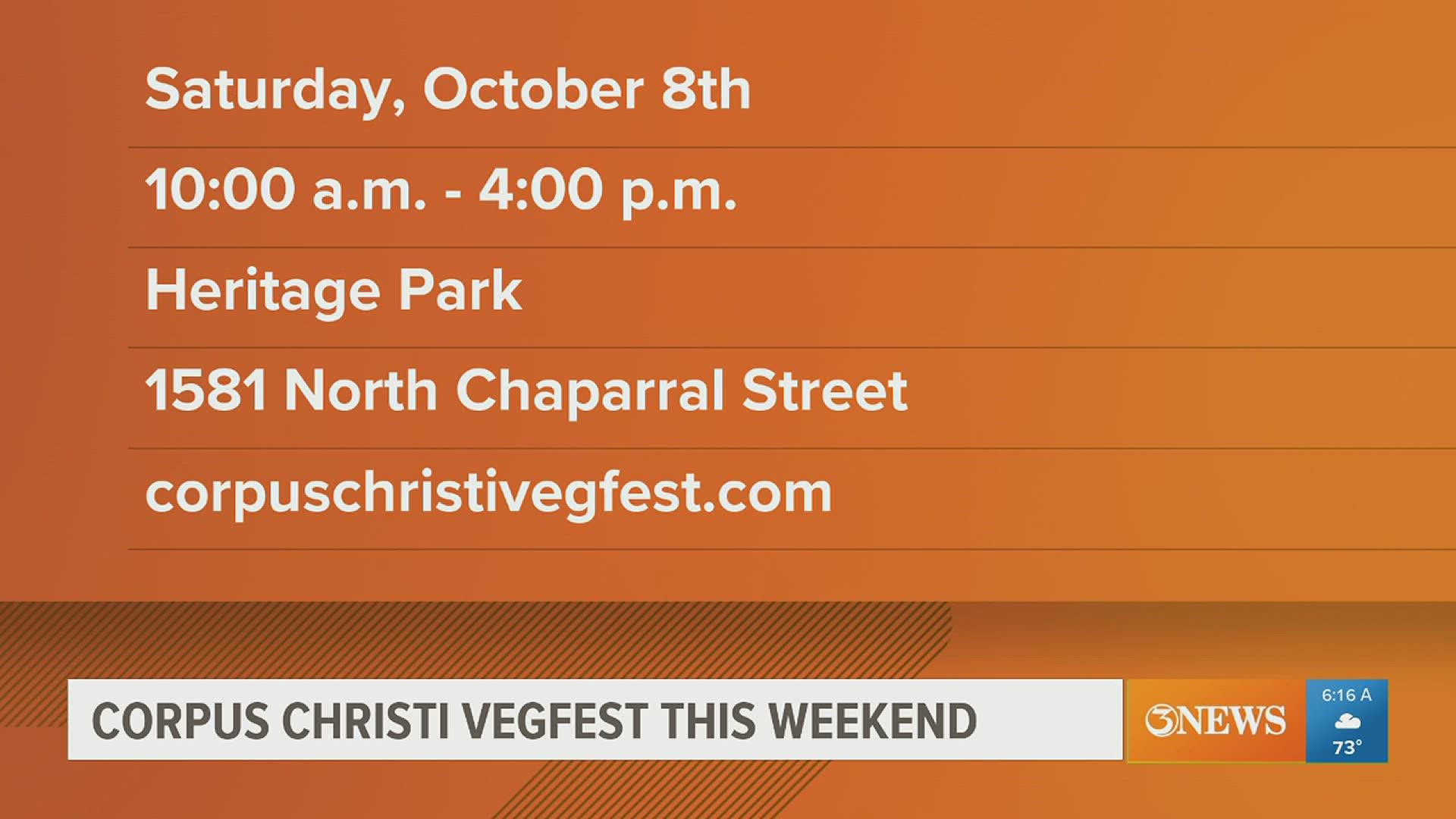 Corpus Christi VegFest organizer Sonny Rodriguez gives us a sneak peek of what to expect at this year's VegFest.