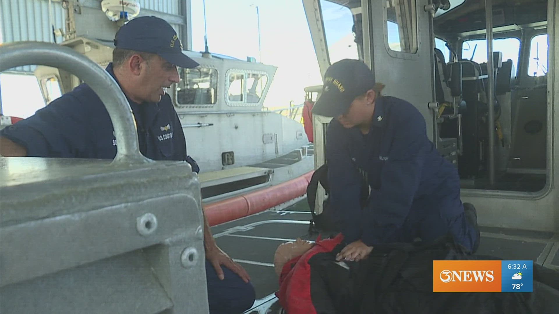 Master Chief of the Coast Guard Station Port Aransas Anthony Sofo says they are operating at about 75% of what they should be operating.