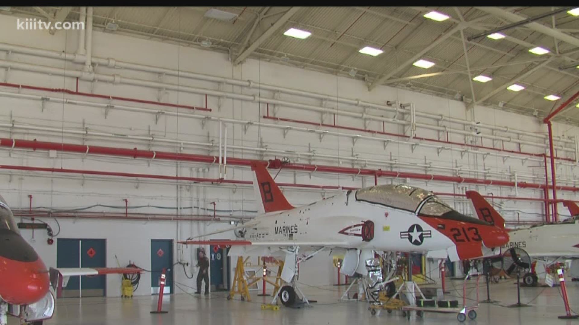Naval Air Station-Kingsville celebrated the completion of an $18 million project Friday that has been three years in the making.