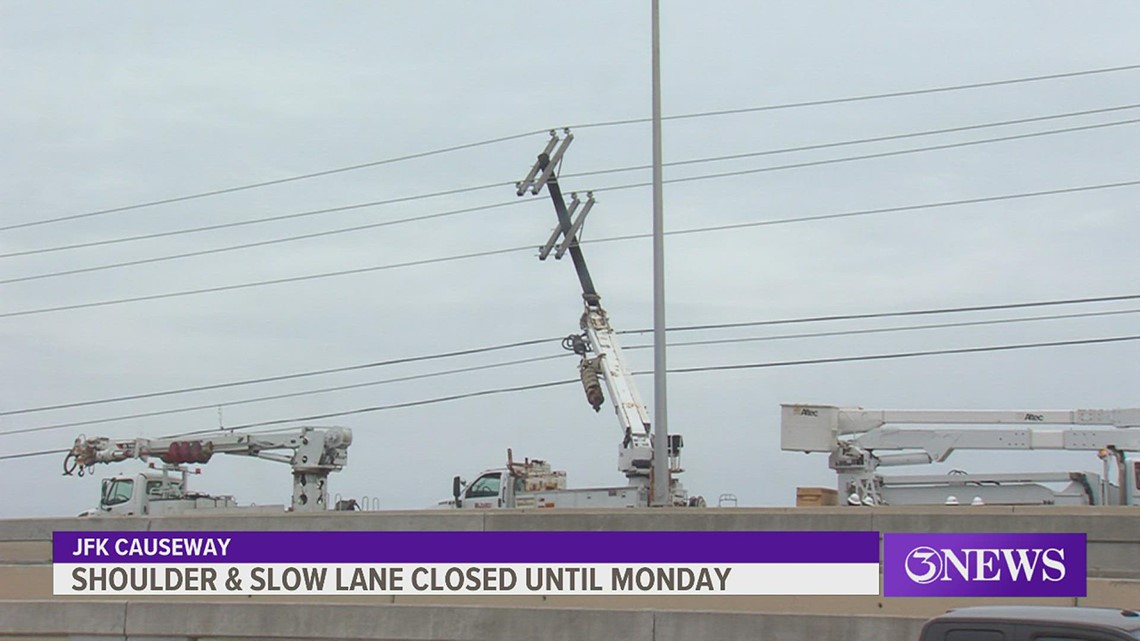 Shoulder And Slow Lanes Of JFK Causeway Closed Until Monday Due To Down ...