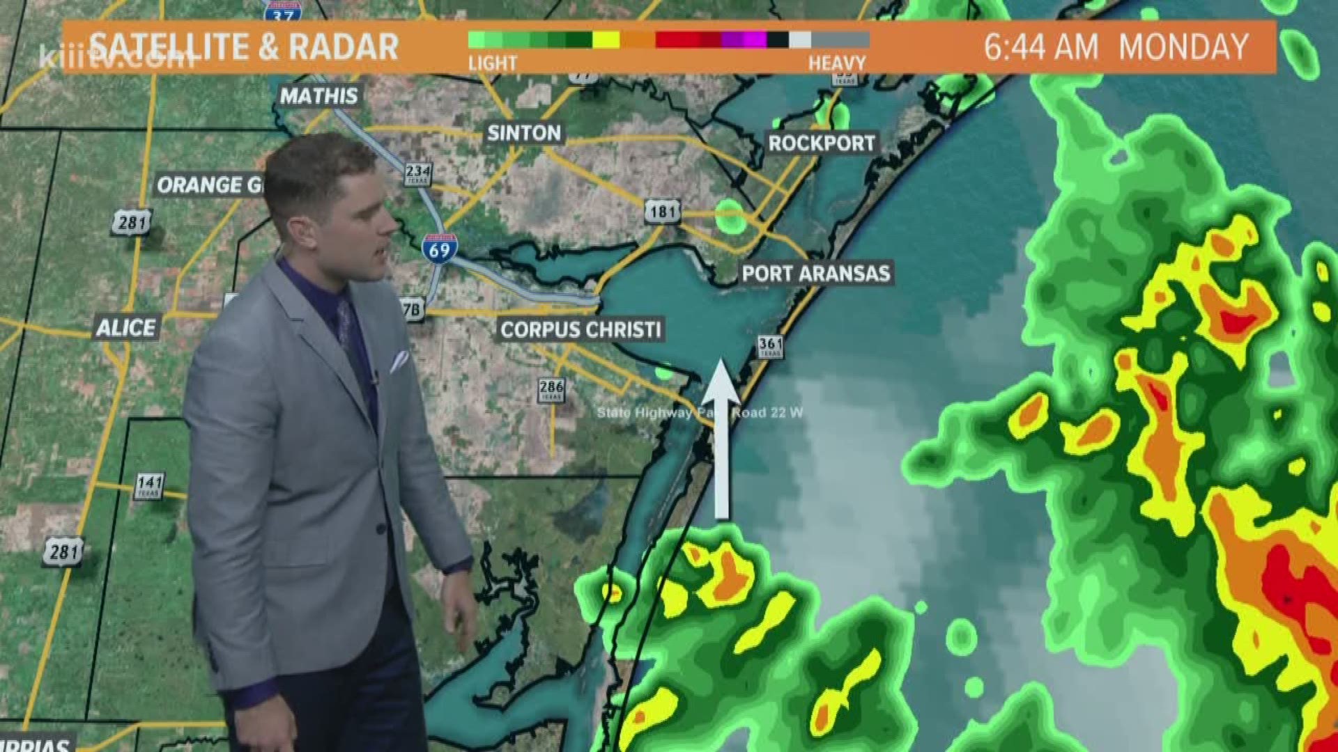 Heavy downpours likely through Wednesday