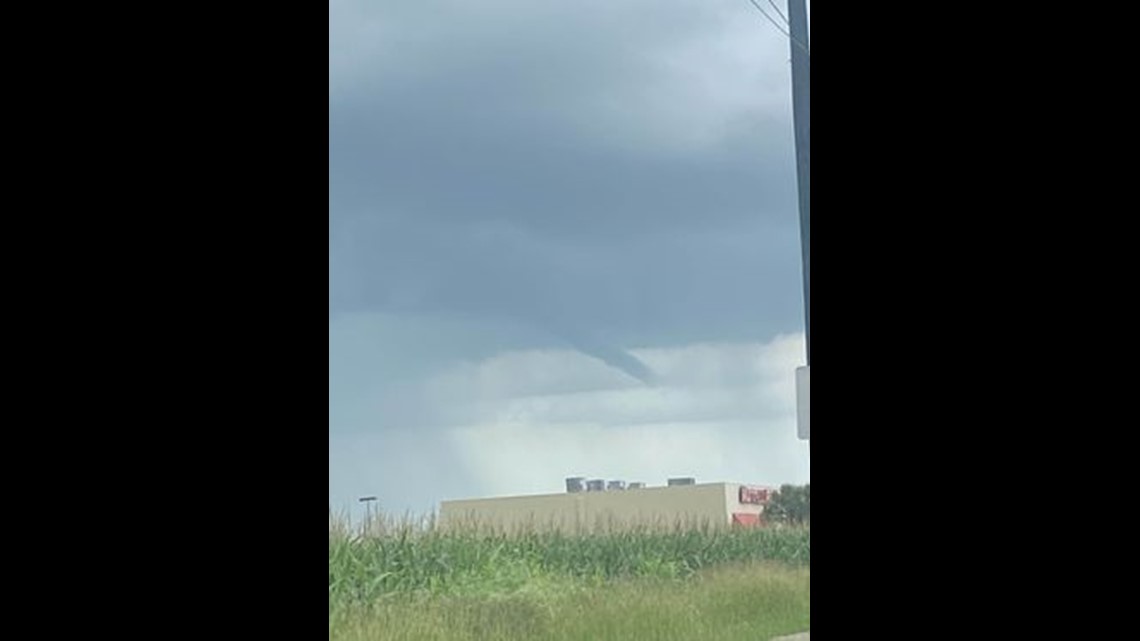 Tropical funnel clouds spotted in Coastal Bend on Saturday, May 20