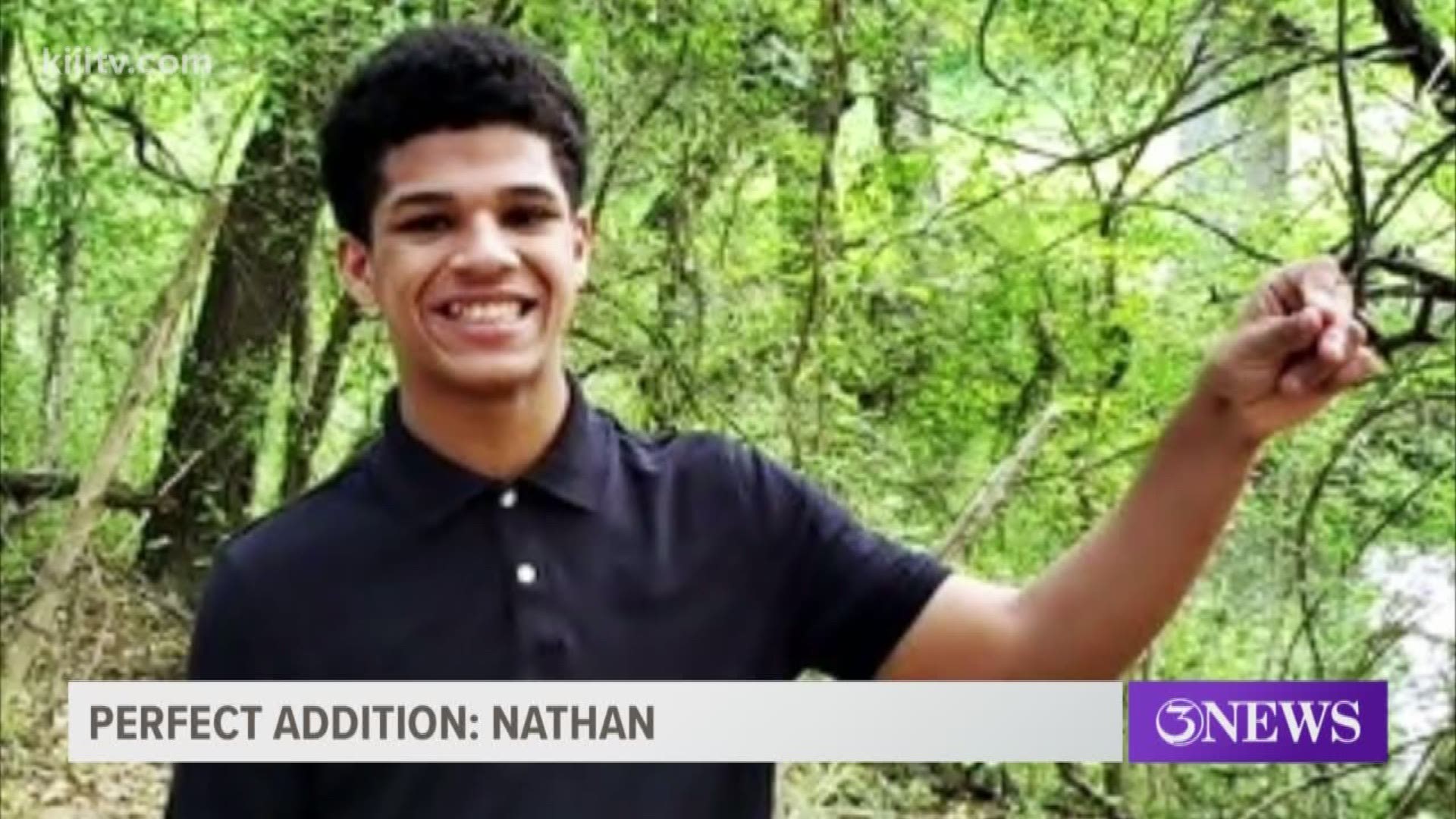 Nathan kicks off our new series 'Perfect Addition' looking for that family to love him. Once a week we will feature of great kid on First Edition.