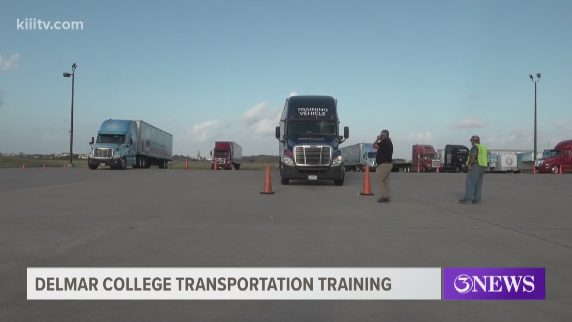 Del Mar College says the trucking industry is starving for more drivers right now, and the best place to get your license is on their campus.