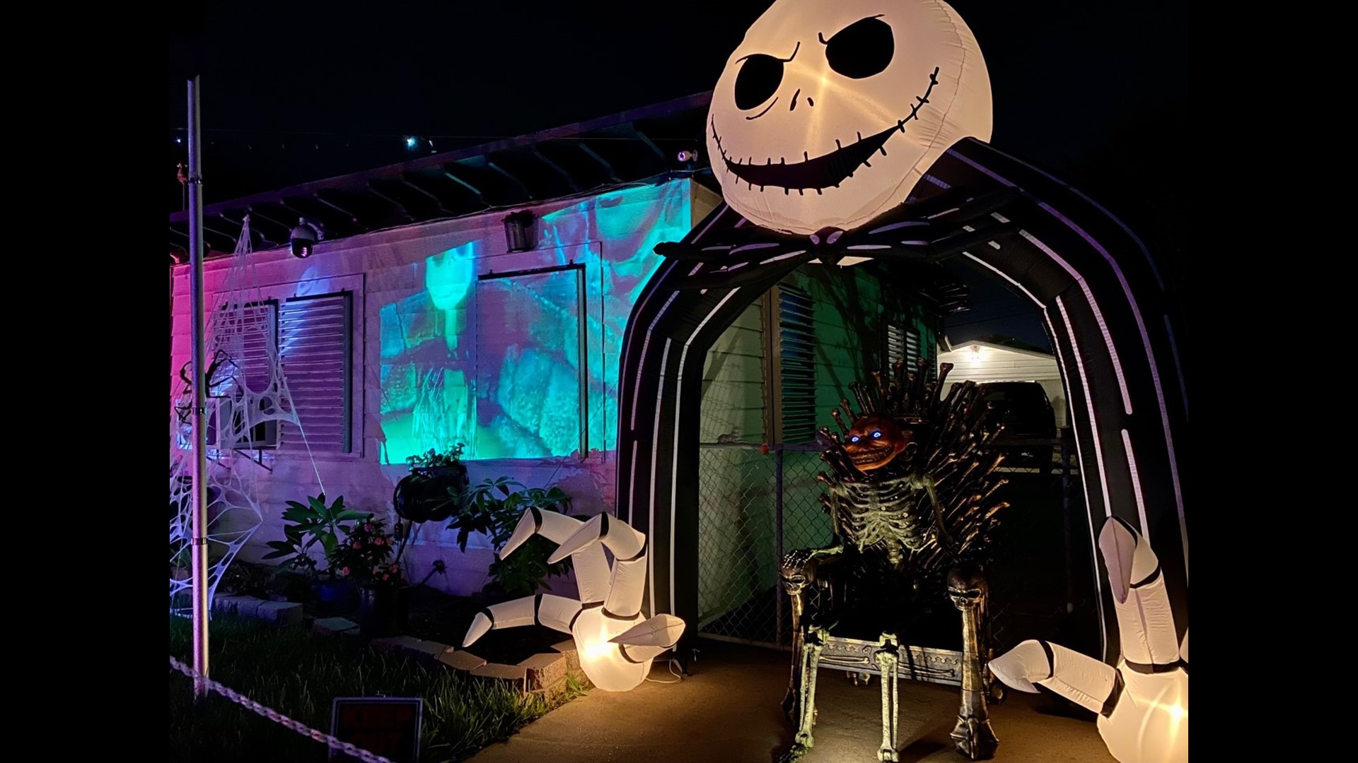 Corpus Christi Halloween display