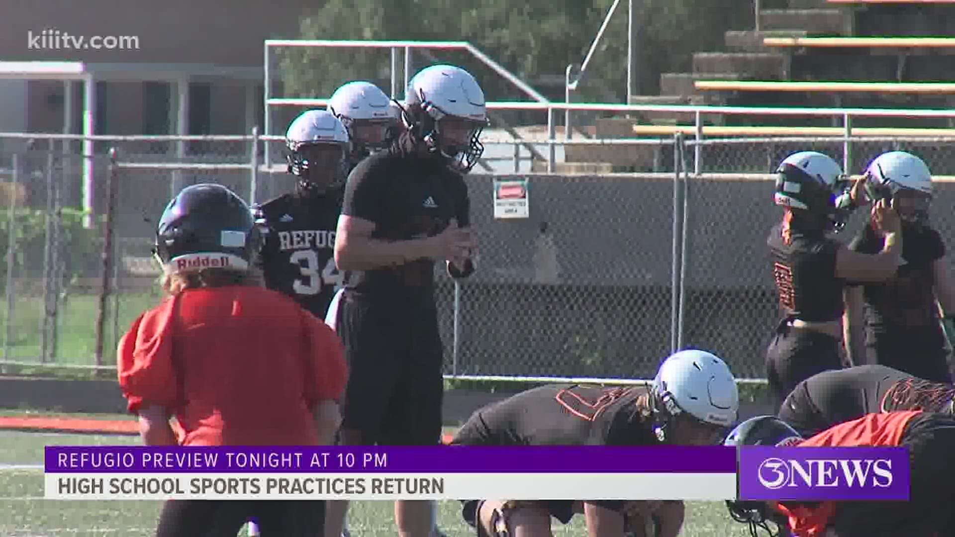 Several of the area's small schools (classes 4A-1A) got underway with their fall sports practices Monday.