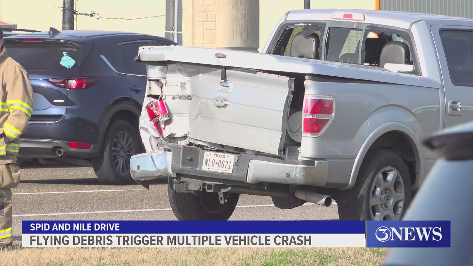 Flying debris on SPID triggers multiple vehicle collisions in Corpus ...