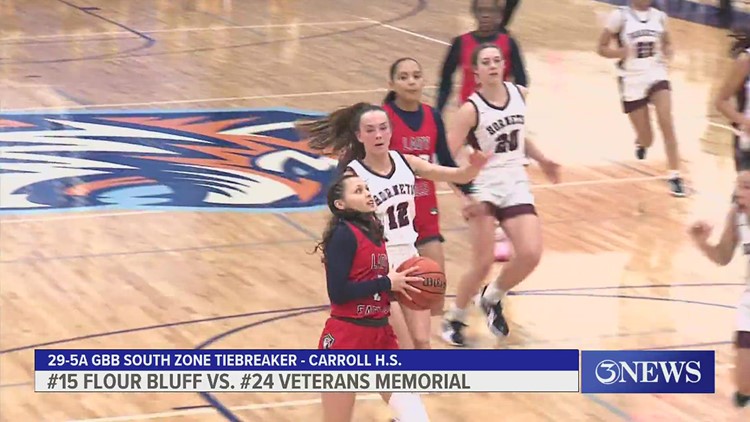 Veterans Memorial girls win tiebreaker classic over Flour Bluff