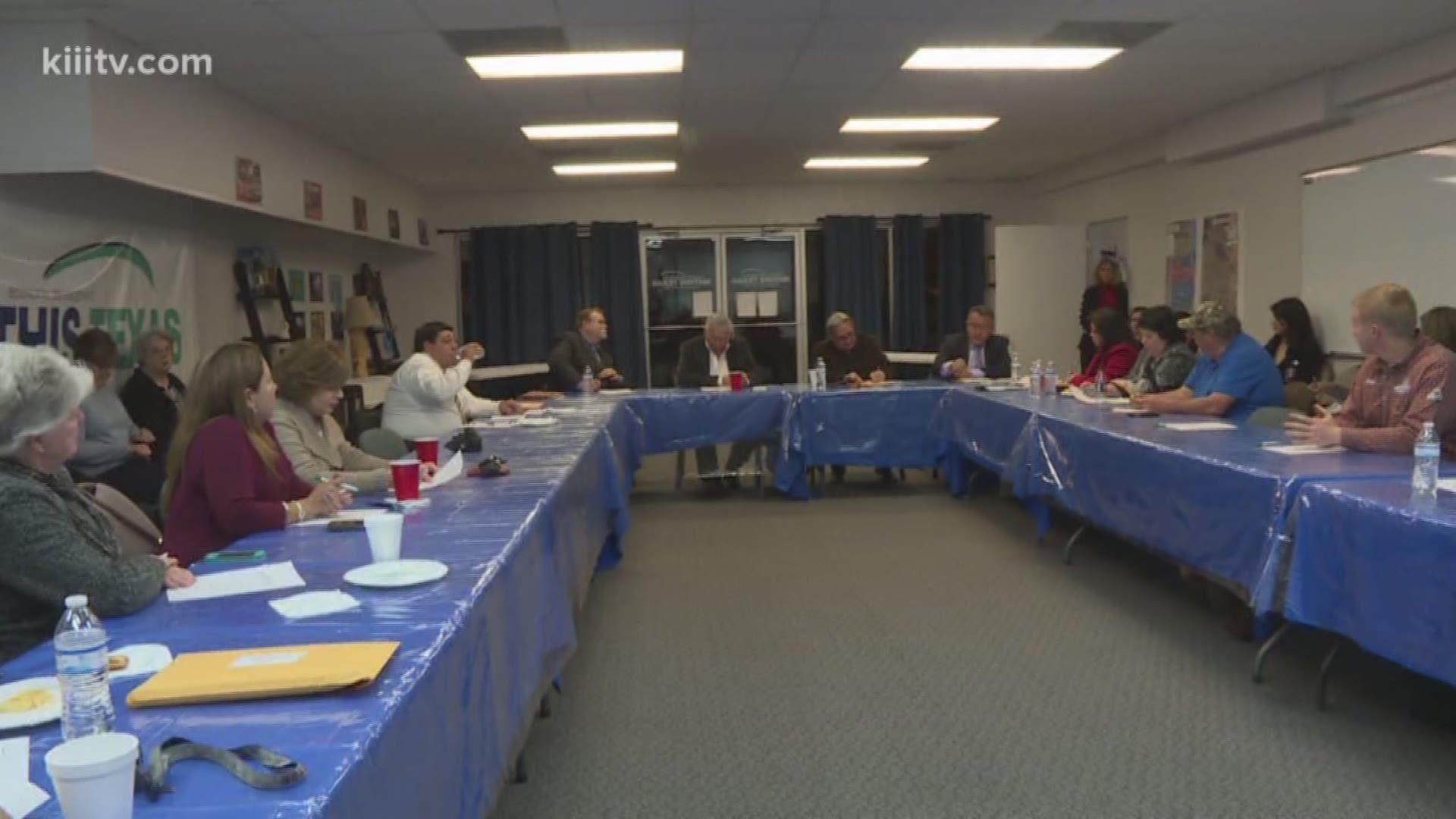 On Thursday Mathis city leaders held a joint meeting with the Economic Development Center to share with residents what they can expect in the future.