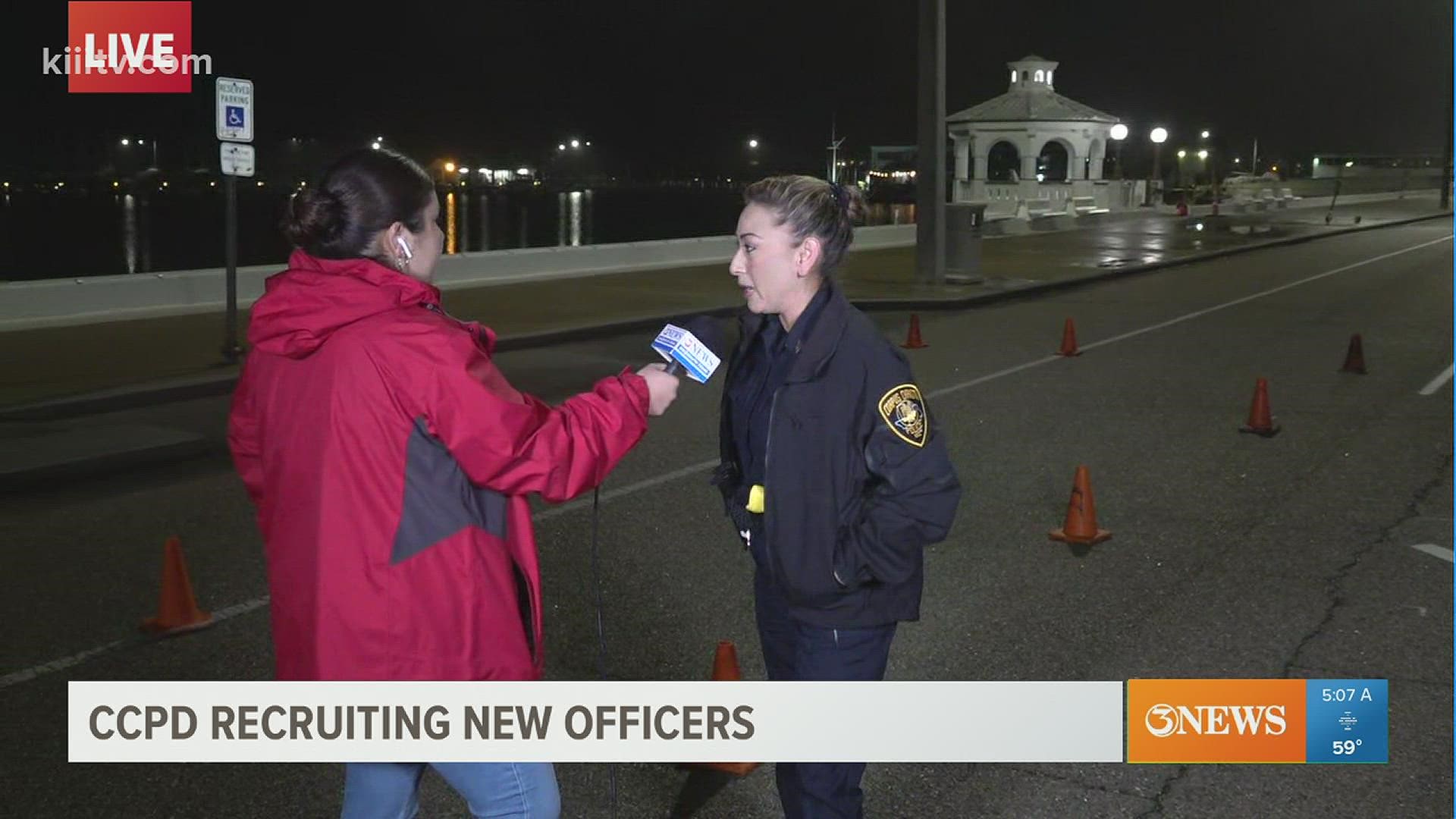 3News Reporter Julissa Garza spoke with Senior Officer Imelda Benavides Rjasko about the recruitment process and what you need to know.