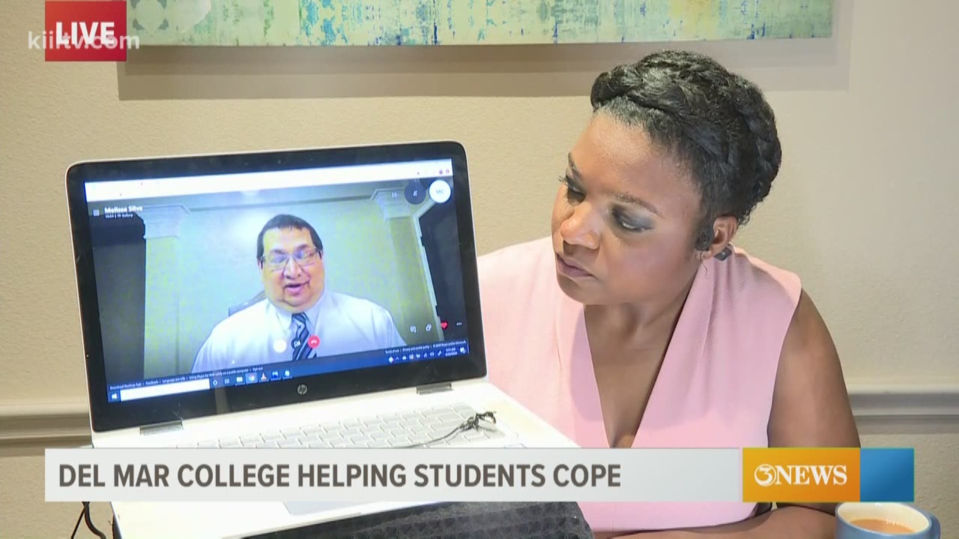 Our 3 News reporter, Marissa Cummings interviews Rito Silva, Del Mar College VP of Student Affairs about how the school is adapting to help students.