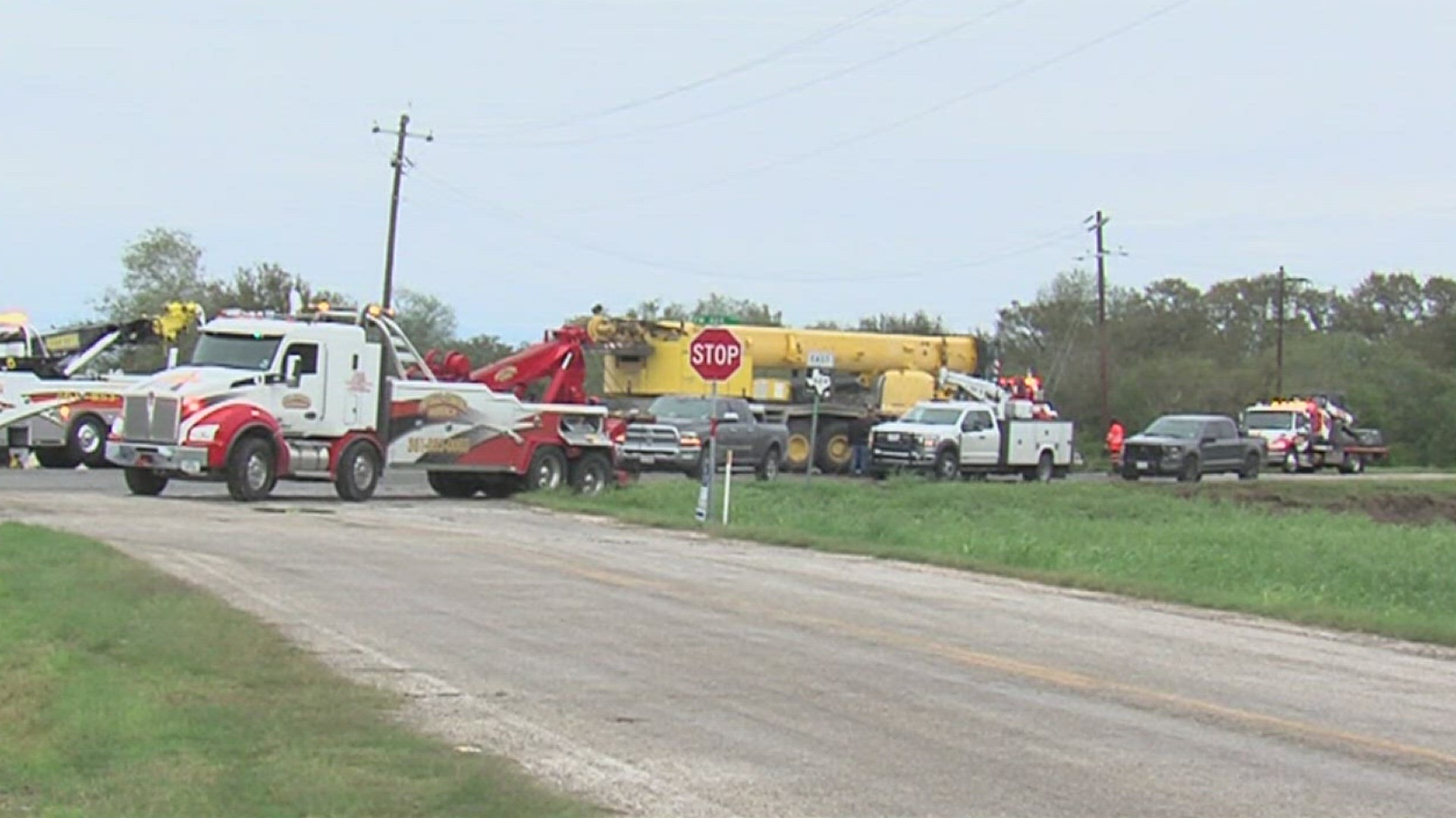 According the Texas Highway Patrol, the teens in a 2019 Expedition did not stop at a stop sign and hit a crane truck.