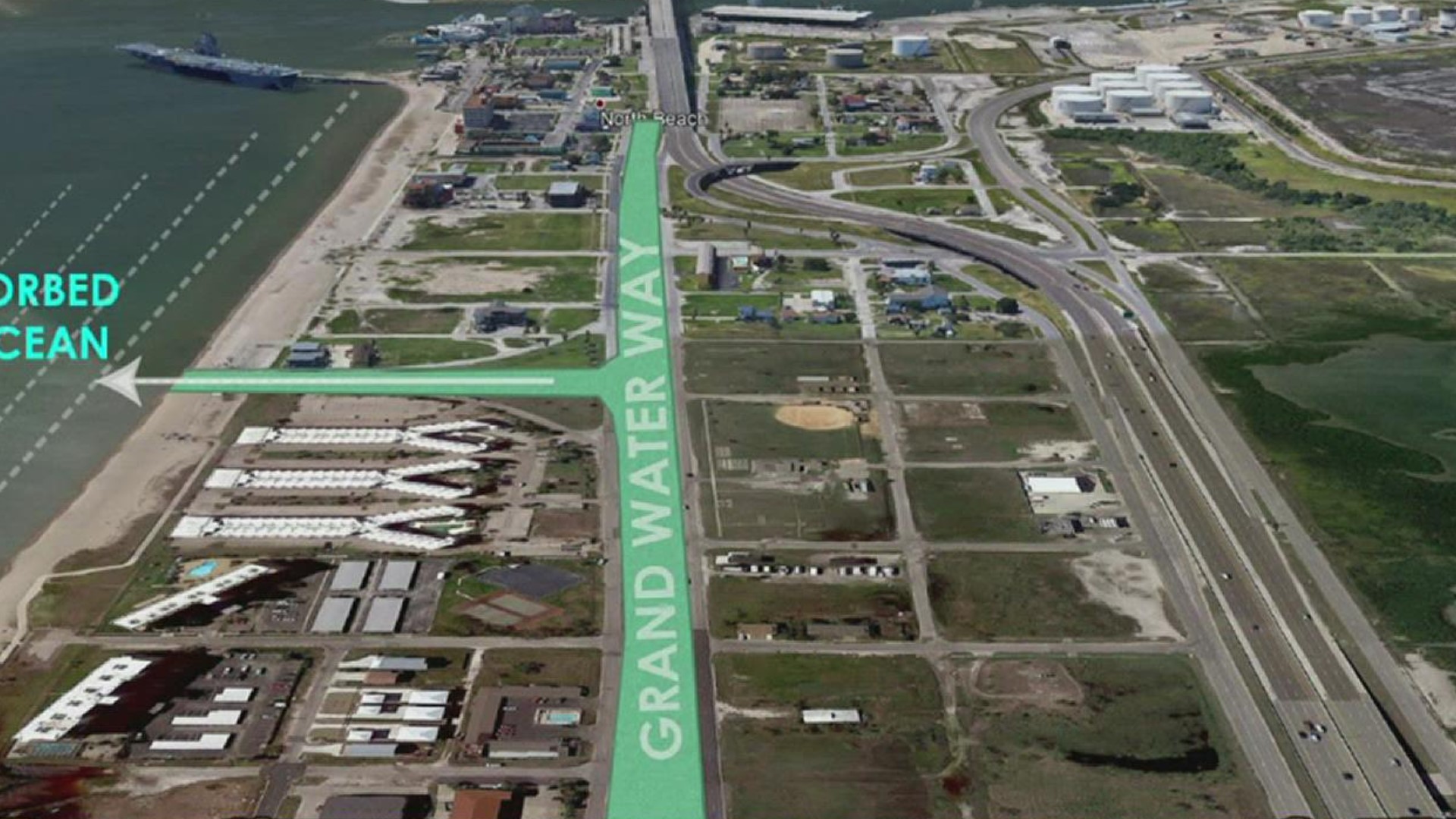 The City of Corpus Christi has entered into a low cost contract with a design firm to get guidance on picking the best plan to alleviate flooding in North Beach.