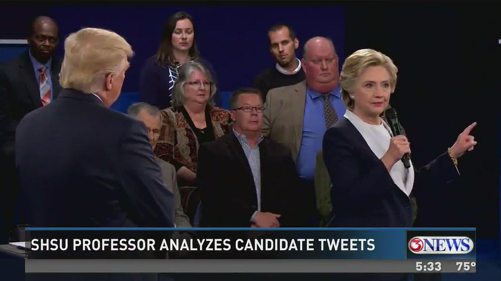 A professor at Sam Houston State University is researching how presidential candidates use Twitter.