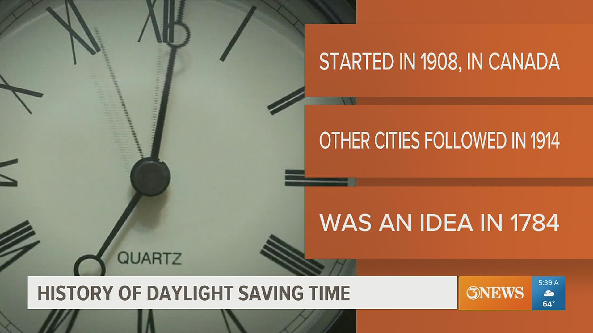 History Of Daylight Saving Time Kiiitv