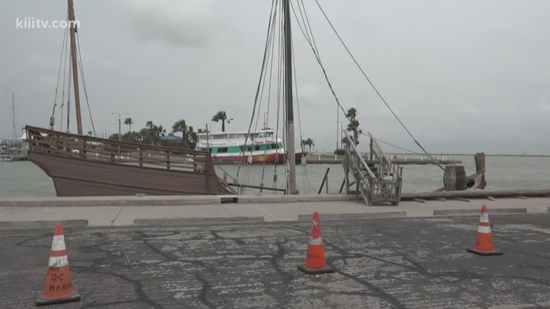 The ship reportedly sunk overnight and is now resting beneath the waters of the downtown Marina.