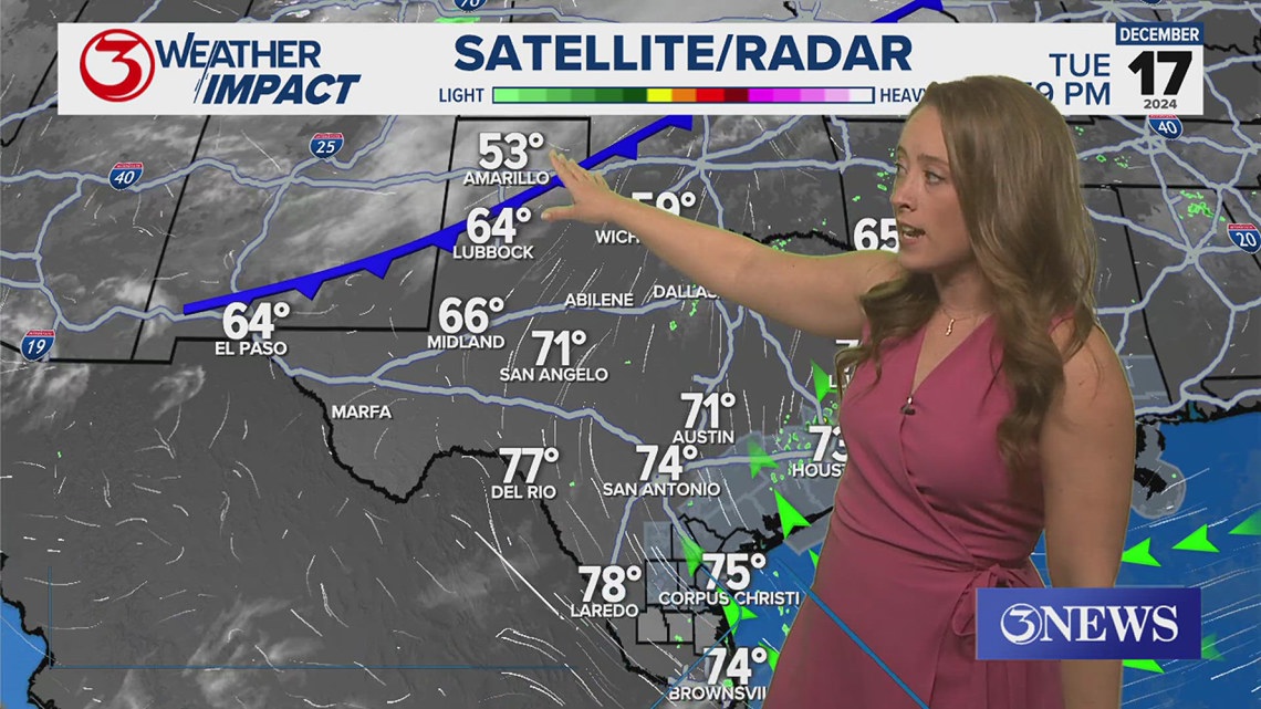 Cold front brings typical Christmas temperatures to Corpus Christi ...