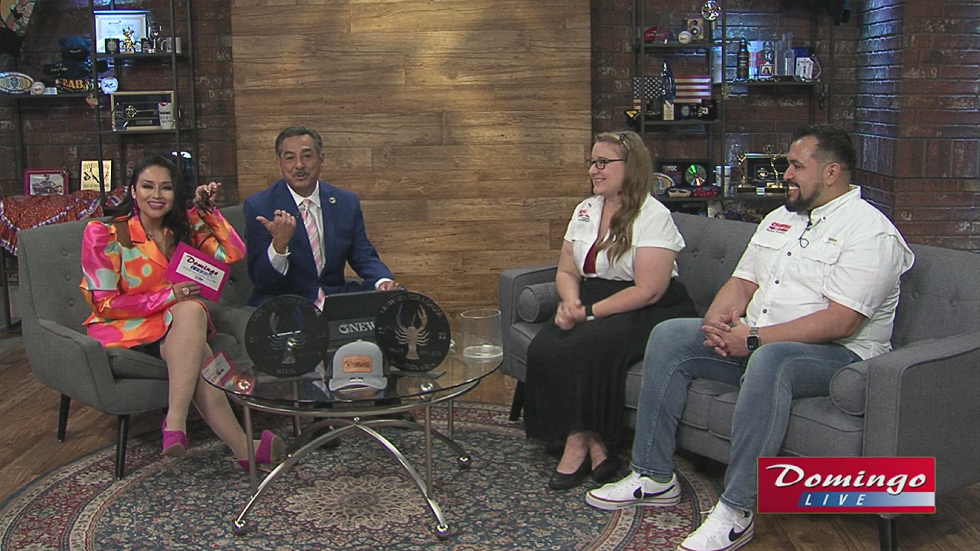 Crawfish for a Cause's Teyshia Dougherty and Roman Escobar joined us on Domingo Live to encourage the public to volunteer for the upcoming Crawfish for a Cause 2024.