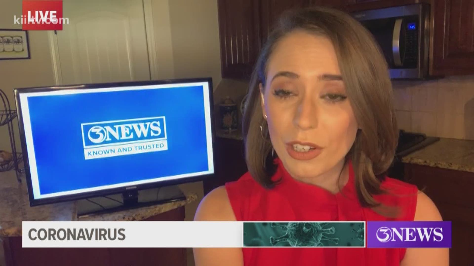 On Monday you may have noticed that 3News Anchor Leslie Adami was out of the studio. She, like many journalists around the country, is working from home.