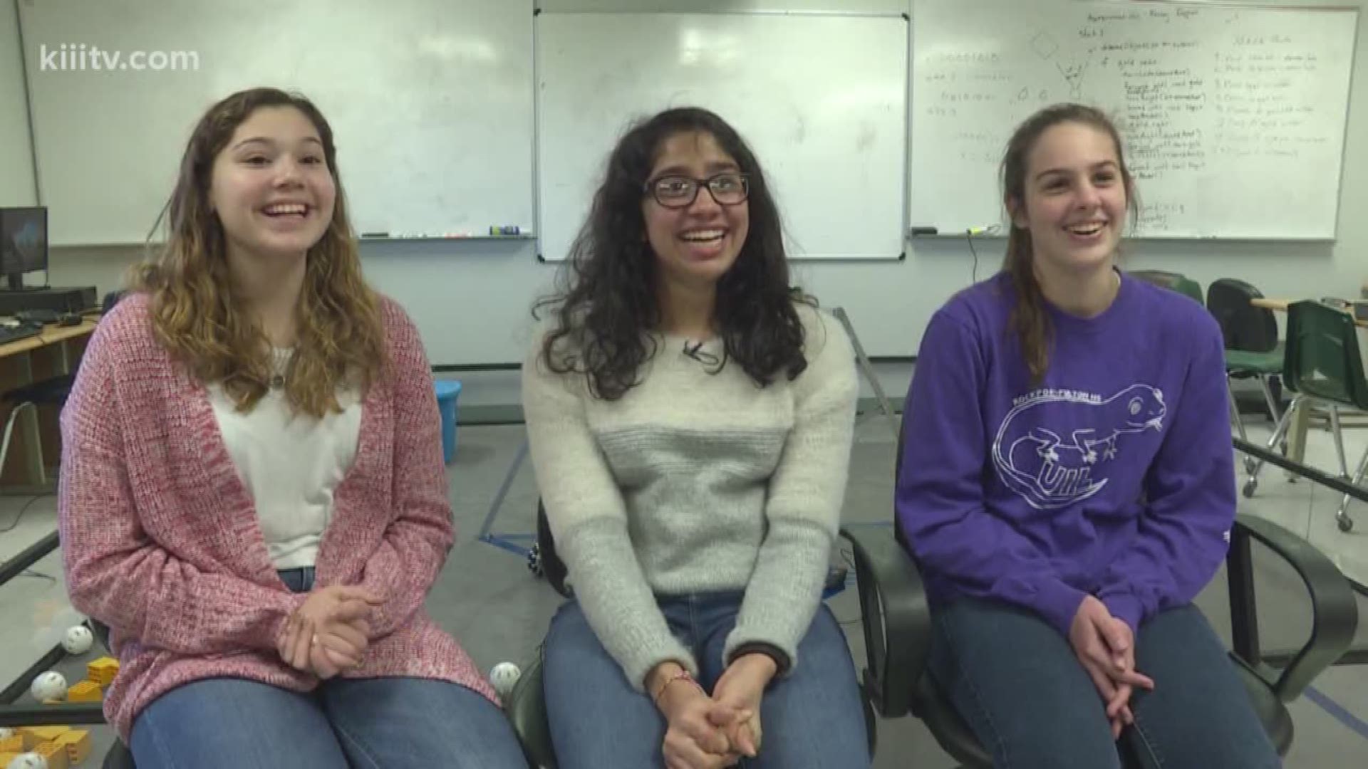 Some area high school girls are empowering others one bot at a time, and they have some great news.