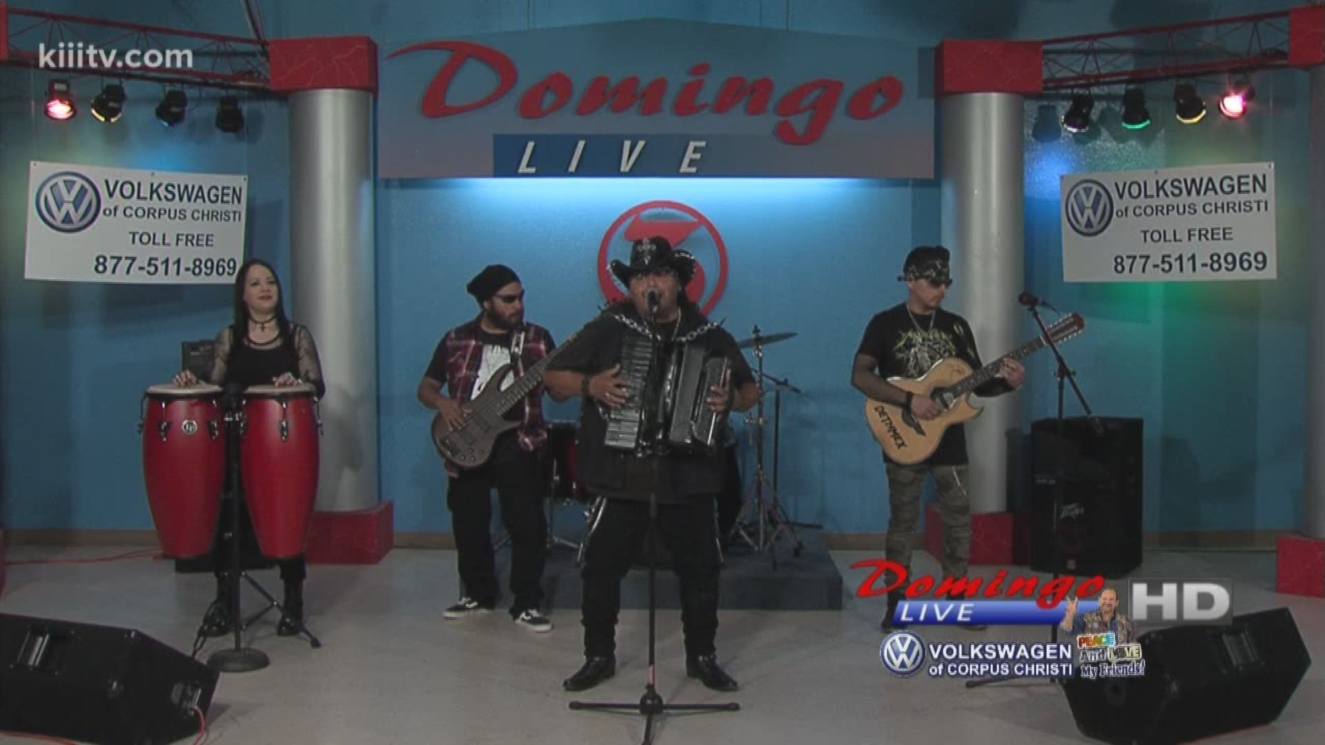 Grupo Pecado Performing on Domingo Live!