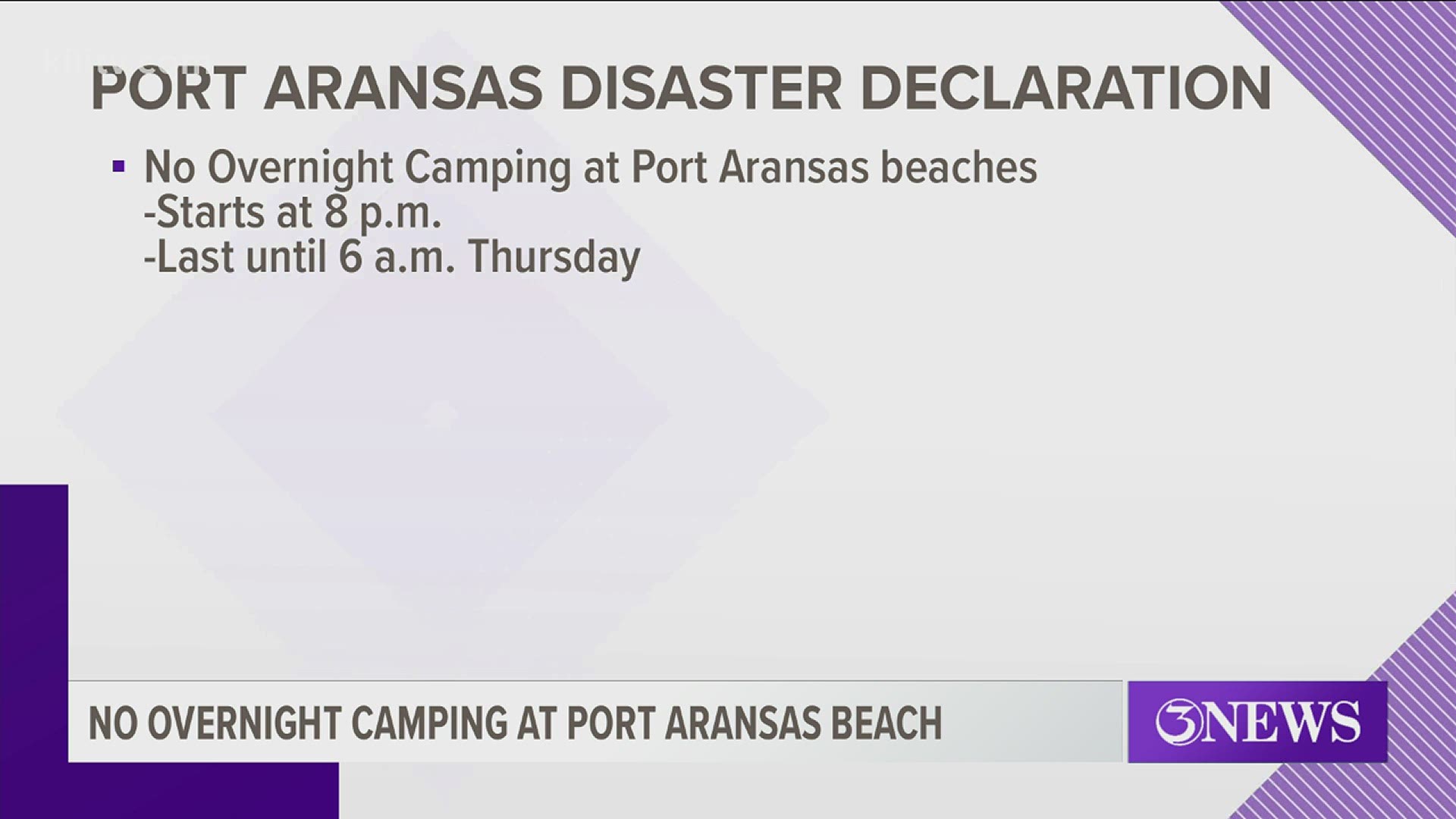 The declaration states Hurricane Zeta could impact coastal areas and the City of Port Aransas.