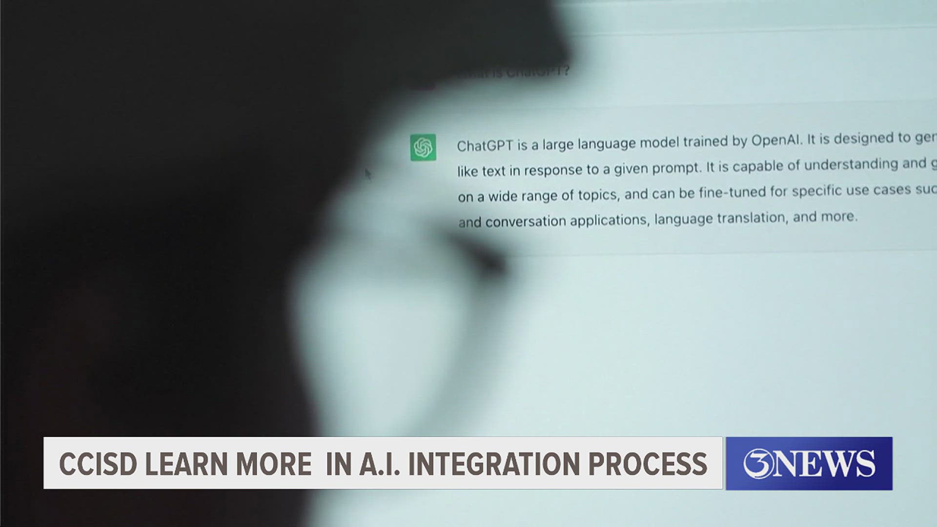 According to CCISD officials the AI tools that students are allowed to use do not do their work for them, but rather offer further explanation on school topics.