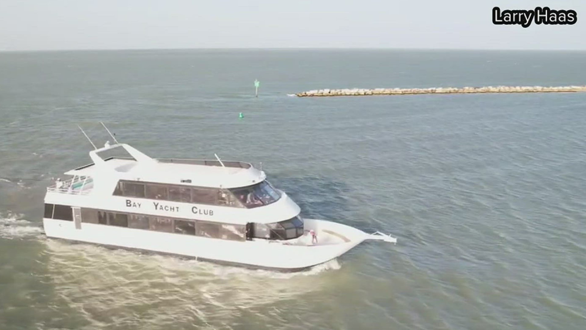 The Bay Star has been in the ship yard in Aransas Pass since the end of March. Repairs were made to the ship's haul that was caused by corrosion.