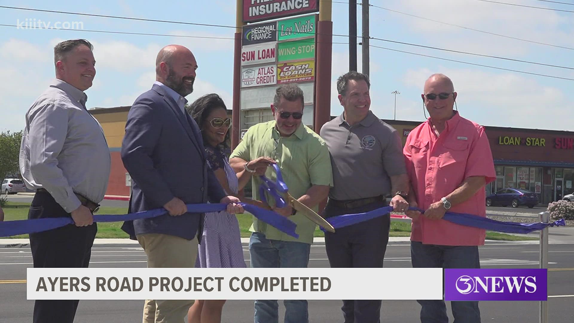 The project took 22 months to complete and will allow additional access to businesses on the west side.