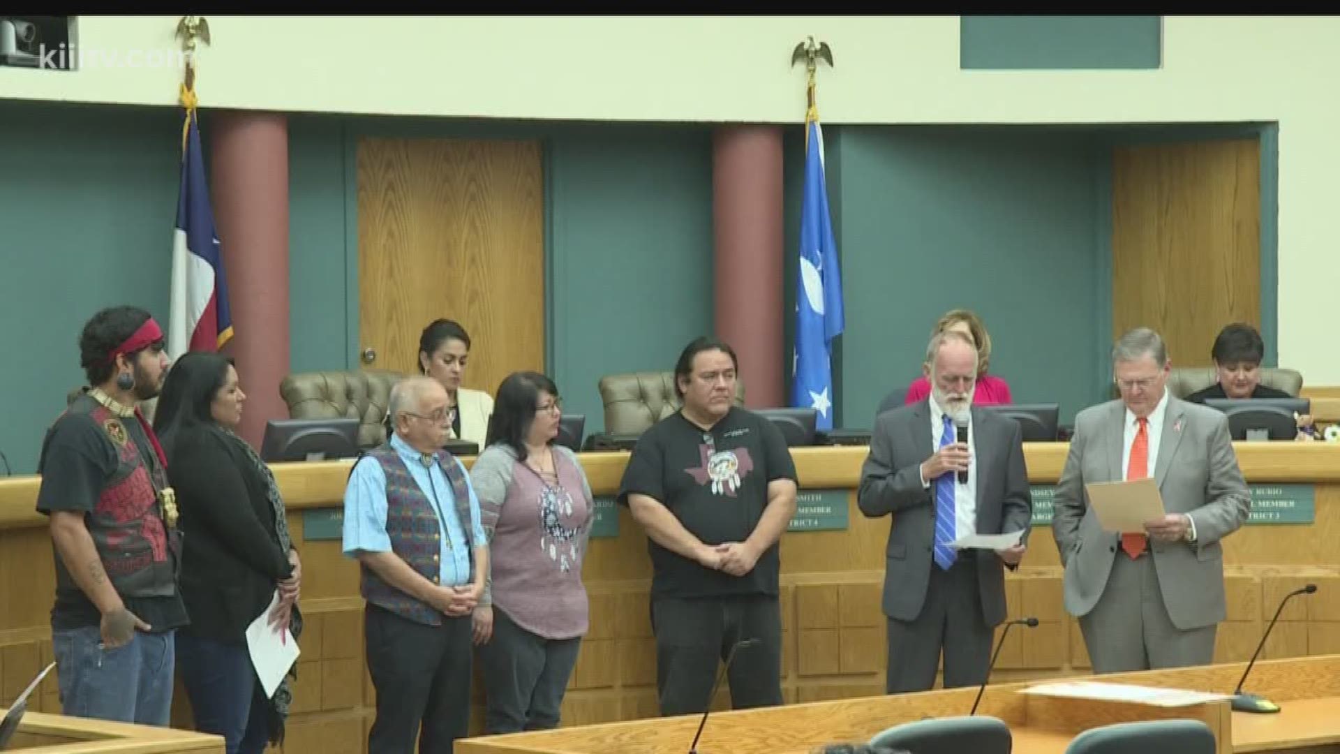 The city recognized forgotten American Indians who lived in the Coastal Bend.