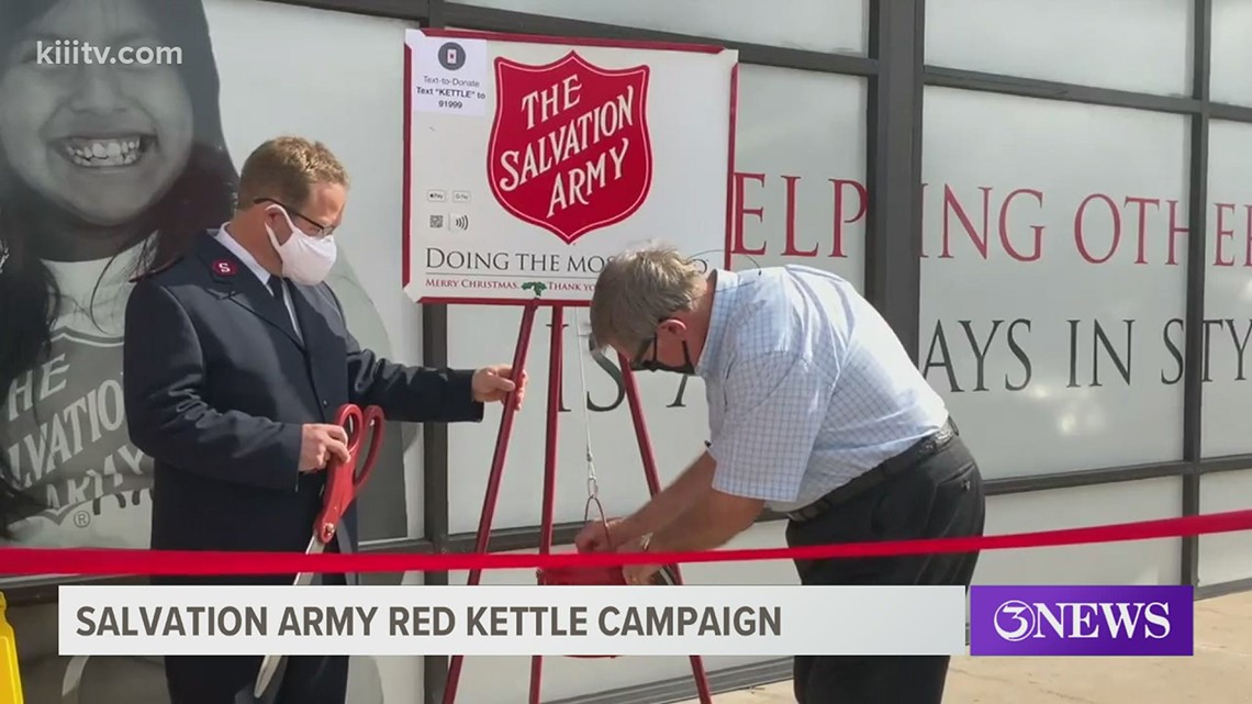 The Salvation Army Kicks Off Their Annual Christmas Kettle Campaign