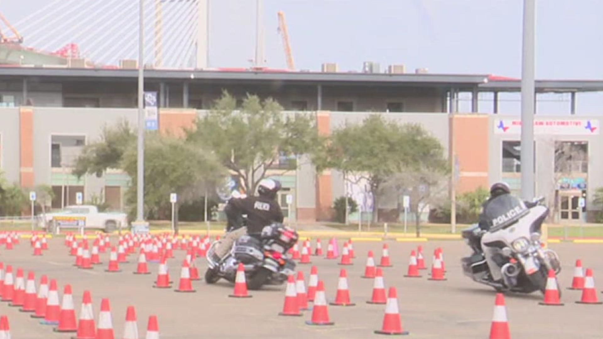 Texas Racing Commission Police Officers prepare for upcoming motorcycle rodeo | kiiitv.com