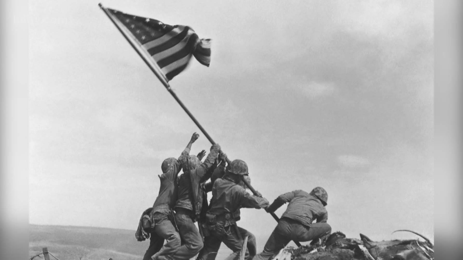 Event held at Veterans Memorial High School remembered the Battle of Iwo Jima during War World II when the U.S. captured the island from the Japanese.