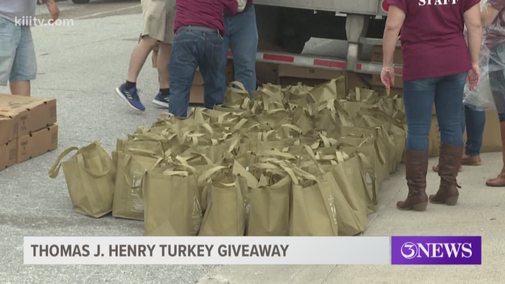 Thomas J Henry will host turkey giveaway on Saturday